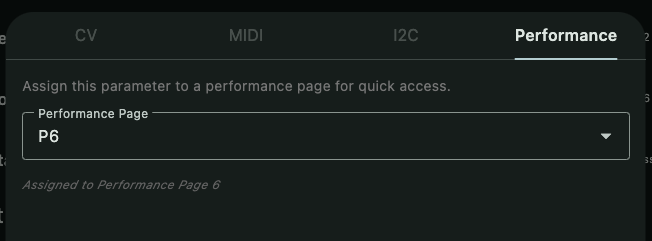 Performance tab in mapping editor